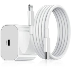 IPHONE SNABBLADDARE USB-C PD & USB-C TILL LIGHTNING KABEL 20W KABEL + SLADD